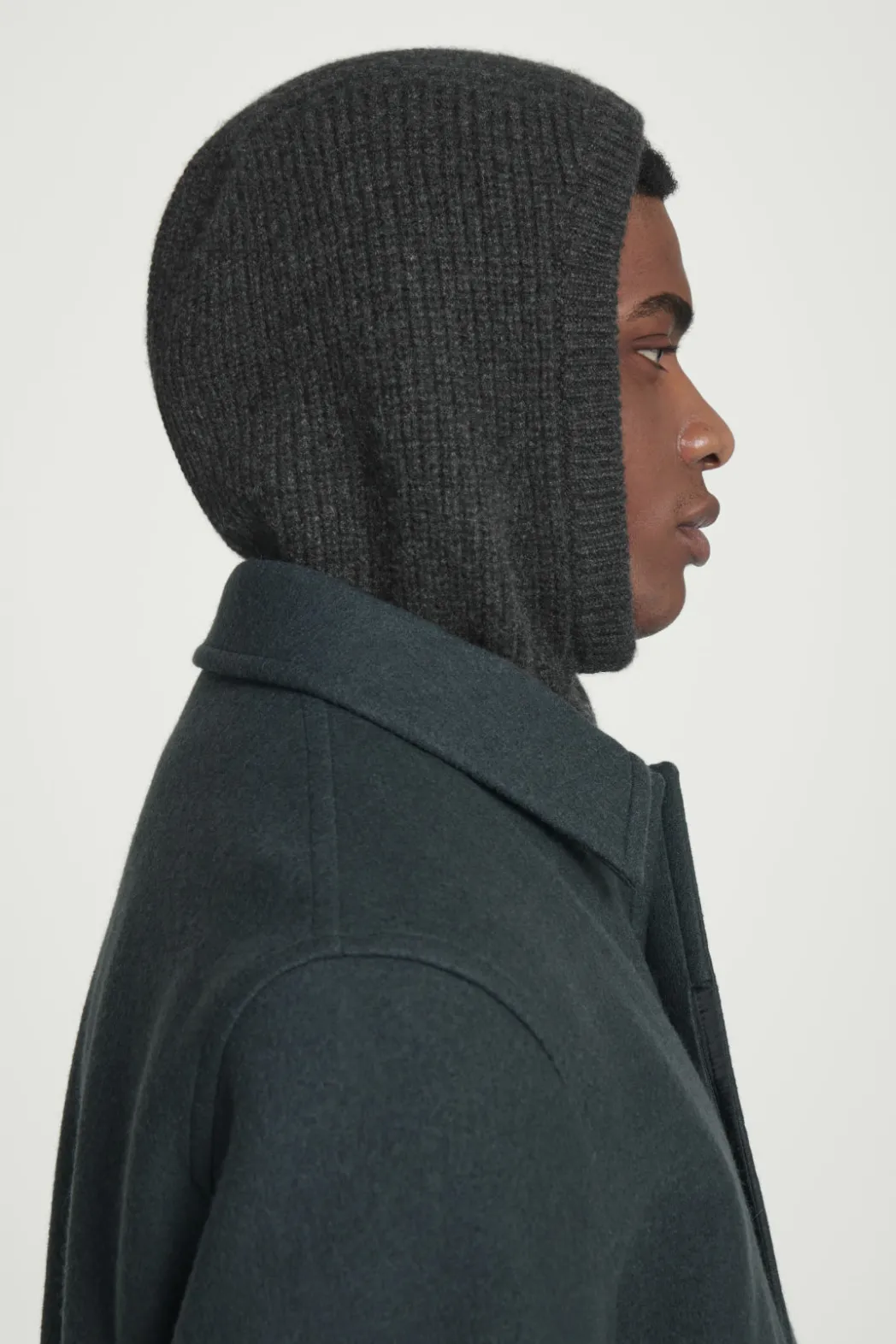 Hot COS CASHMERE BALACLAVA CHARCOAL / MELANGE