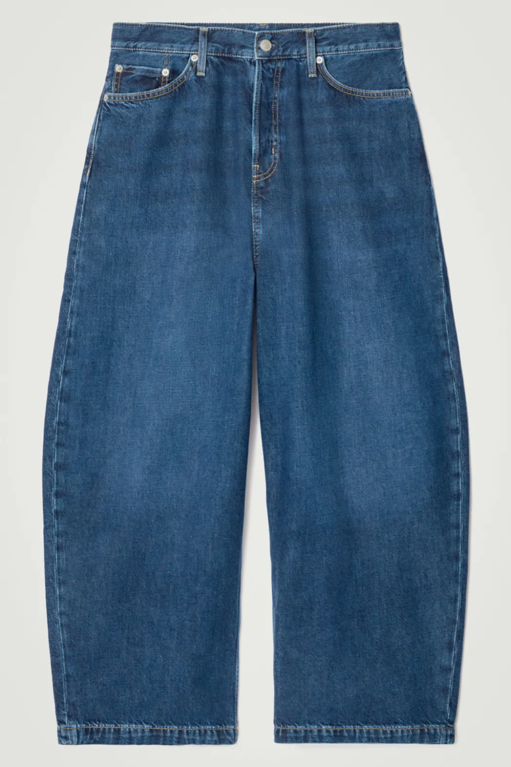 Clearance COS CASK BARREL-LEG JEANS - RELAXED BLUE