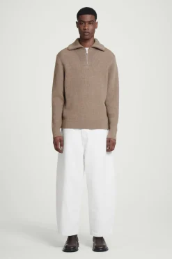 Sale COS CASK BARREL-LEG JEANS - RELAXED WHITE