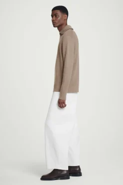 Sale COS CASK BARREL-LEG JEANS - RELAXED WHITE
