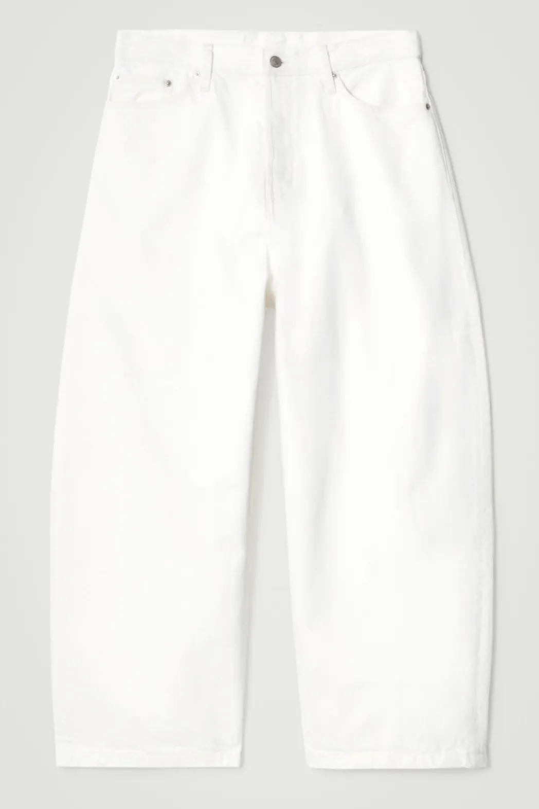 Sale COS CASK BARREL-LEG JEANS - RELAXED WHITE