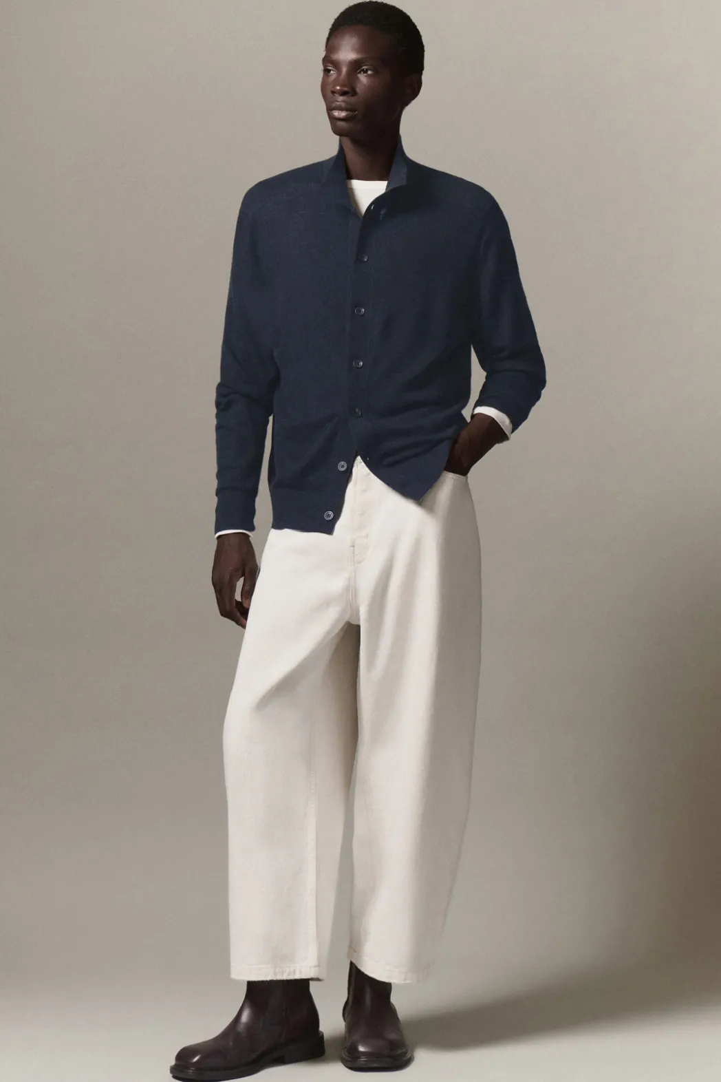 Sale COS CASK BARREL-LEG JEANS - RELAXED WHITE