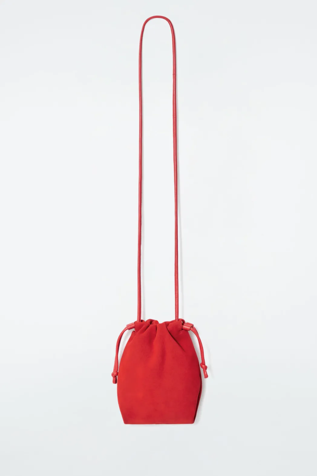 COS CAVATELLI PHONE POUCH - LEATHER RED