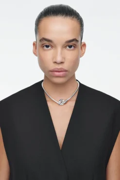 Outlet COS CHAIN-LINK CHOKER SILVER