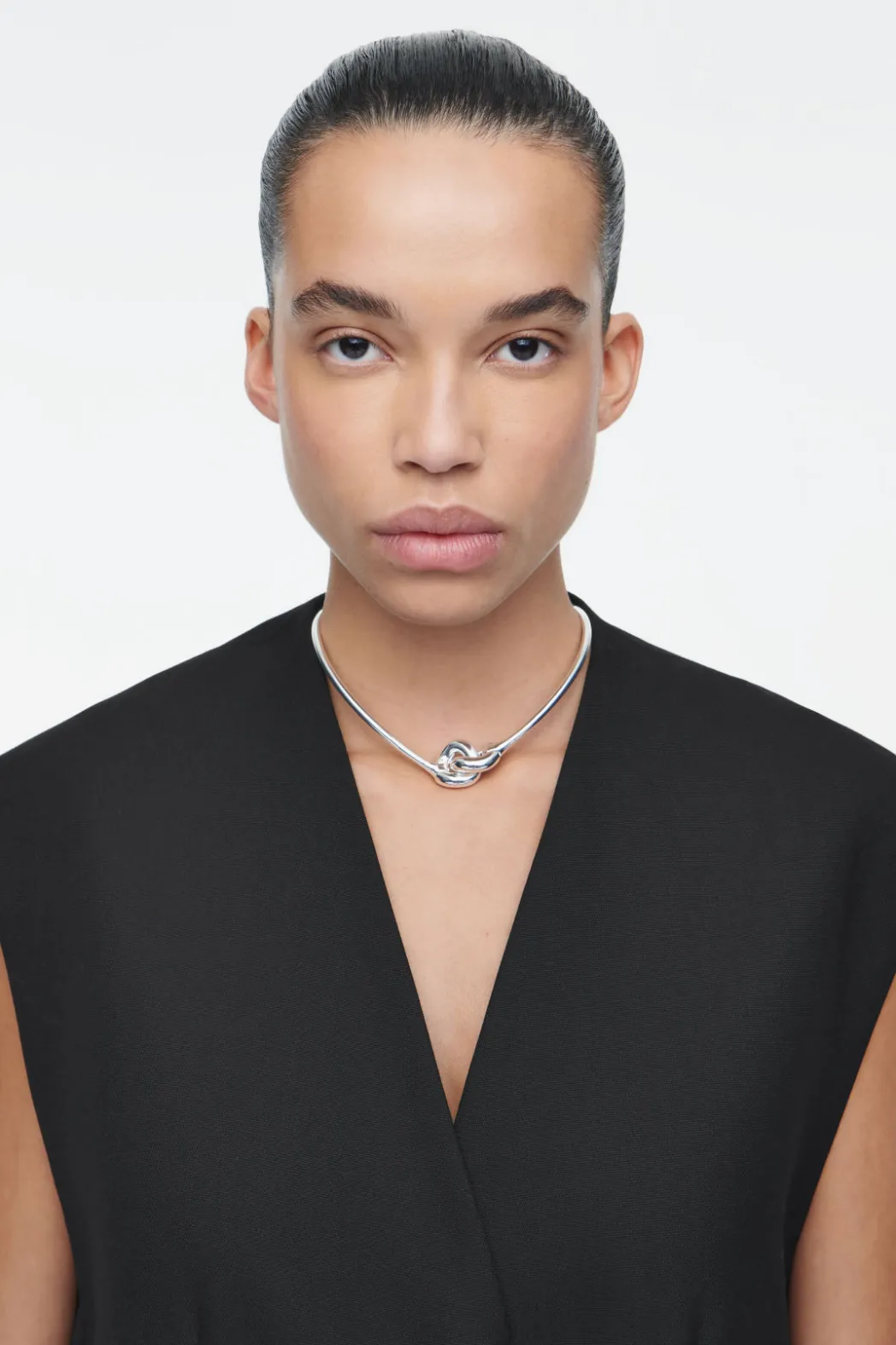 Outlet COS CHAIN-LINK CHOKER SILVER