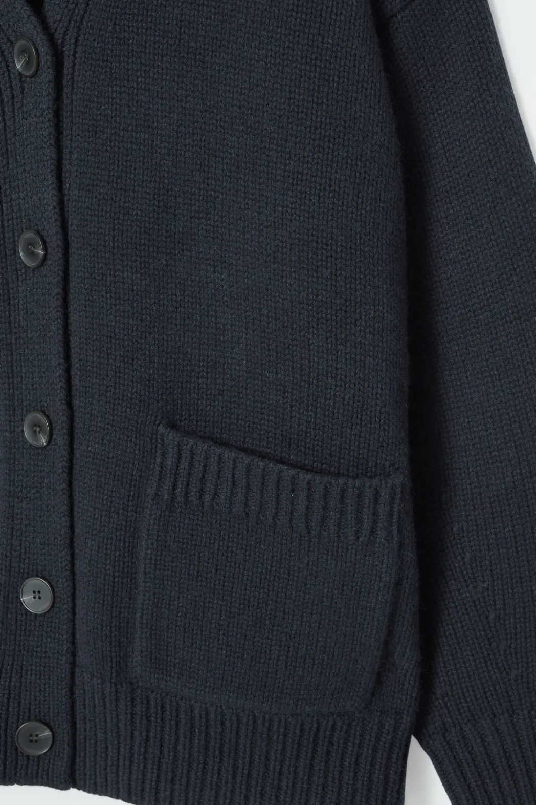 Clearance COS CHUNKY CASHMERE-BLEND CARDIGAN NAVY