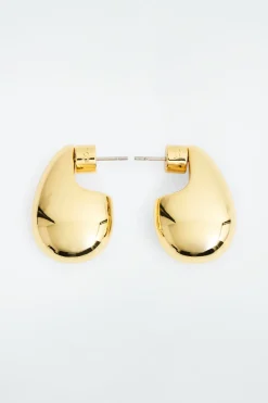 New COS CHUNKY DROPLET EARRINGS GOLD