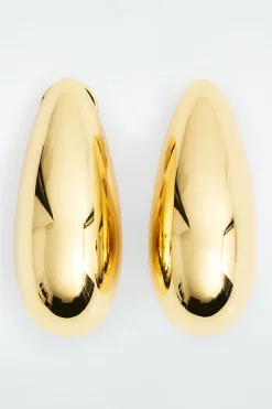 New COS CHUNKY DROPLET EARRINGS GOLD