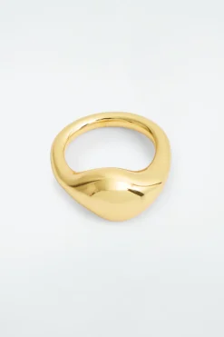 Hot COS CHUNKY DROPLET PINKY RING GOLD
