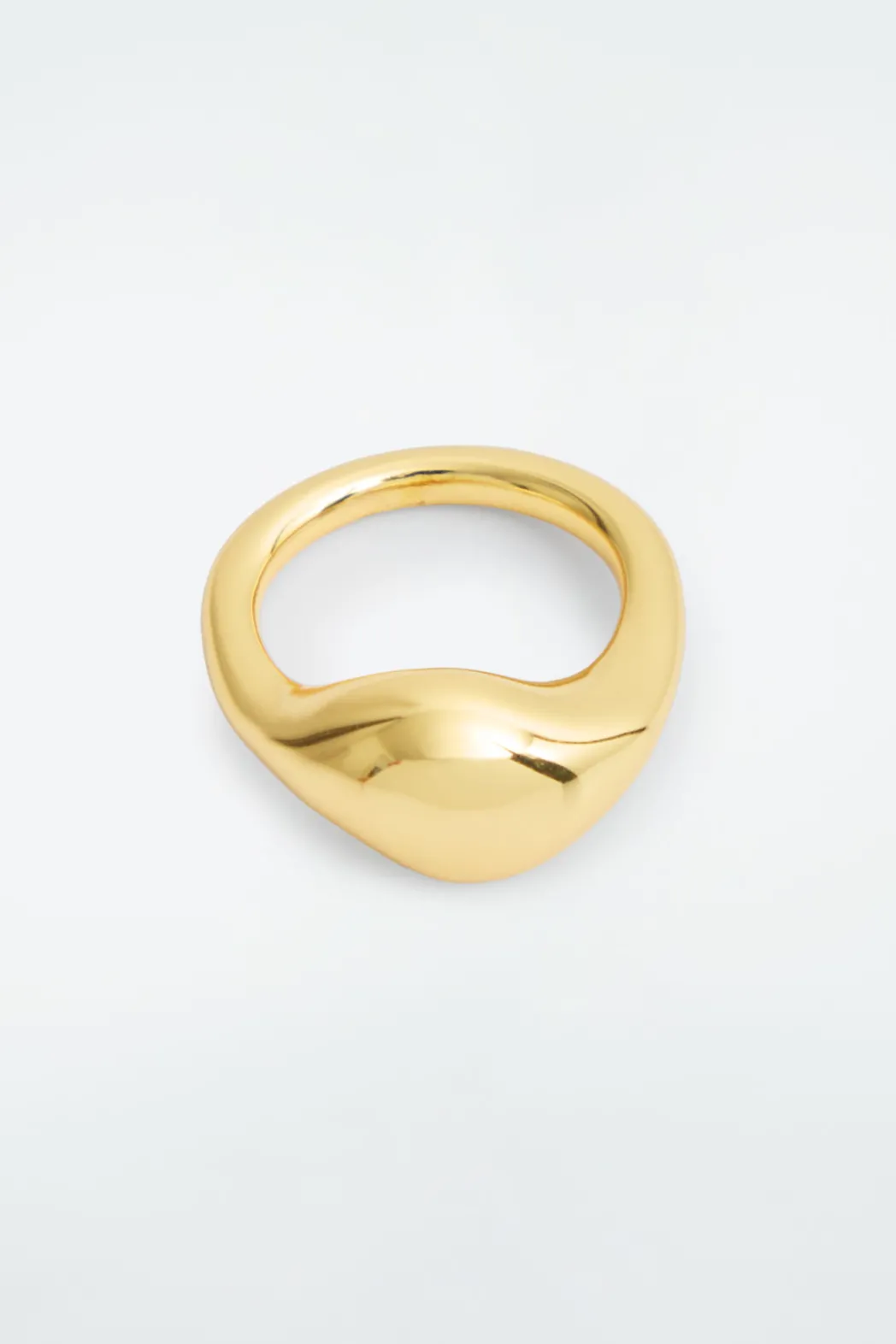 Hot COS CHUNKY DROPLET PINKY RING GOLD