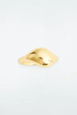 Hot COS CHUNKY DROPLET PINKY RING GOLD