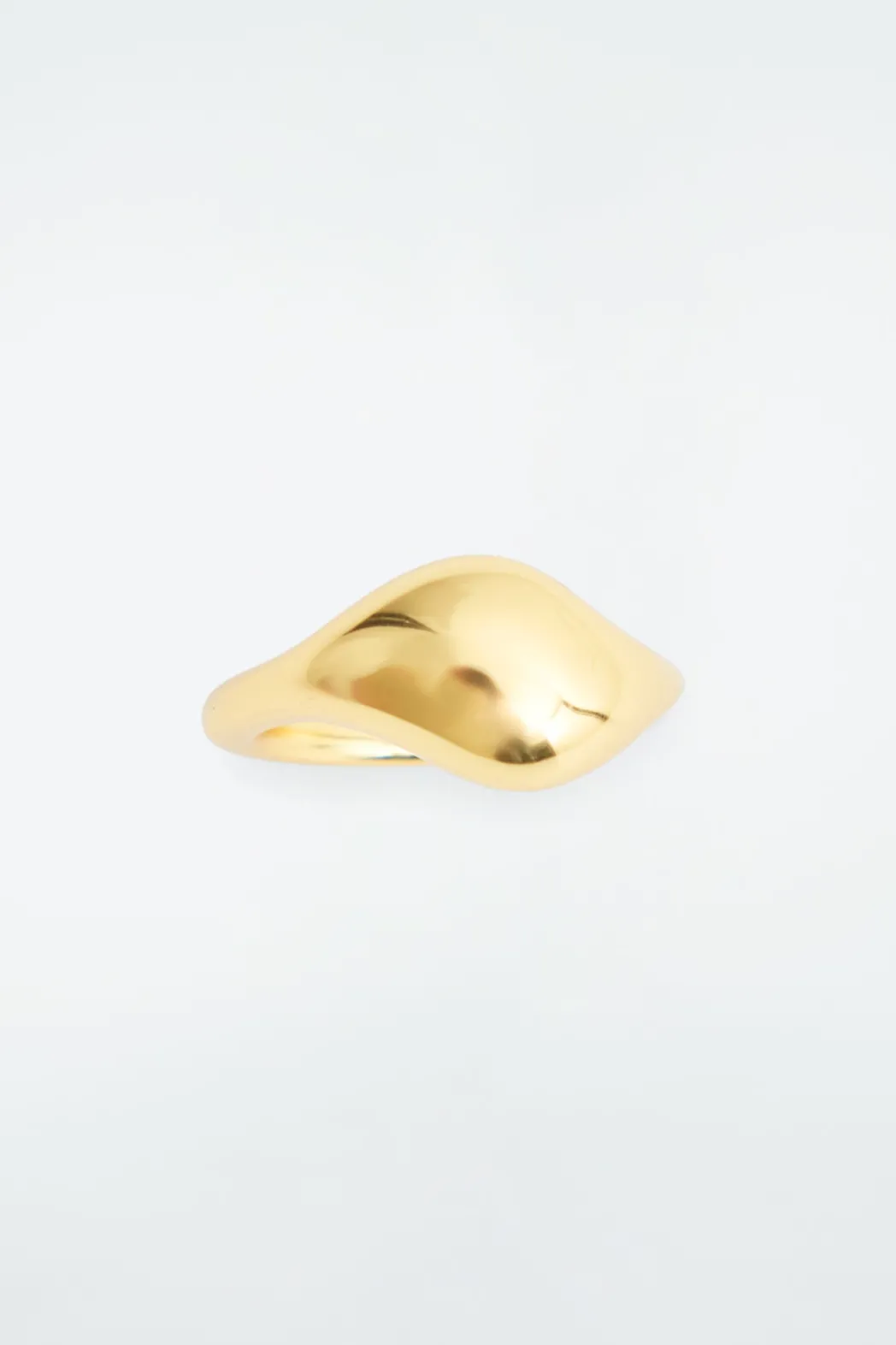 Hot COS CHUNKY DROPLET PINKY RING GOLD