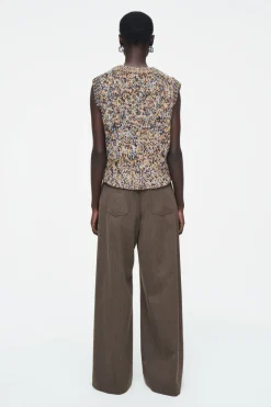 Clearance COS CHUNKY HAND-KNIT WOOL VEST MULTICOLORED