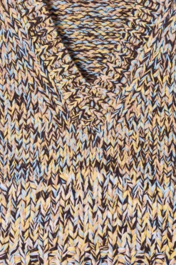 Clearance COS CHUNKY HAND-KNIT WOOL VEST MULTICOLORED