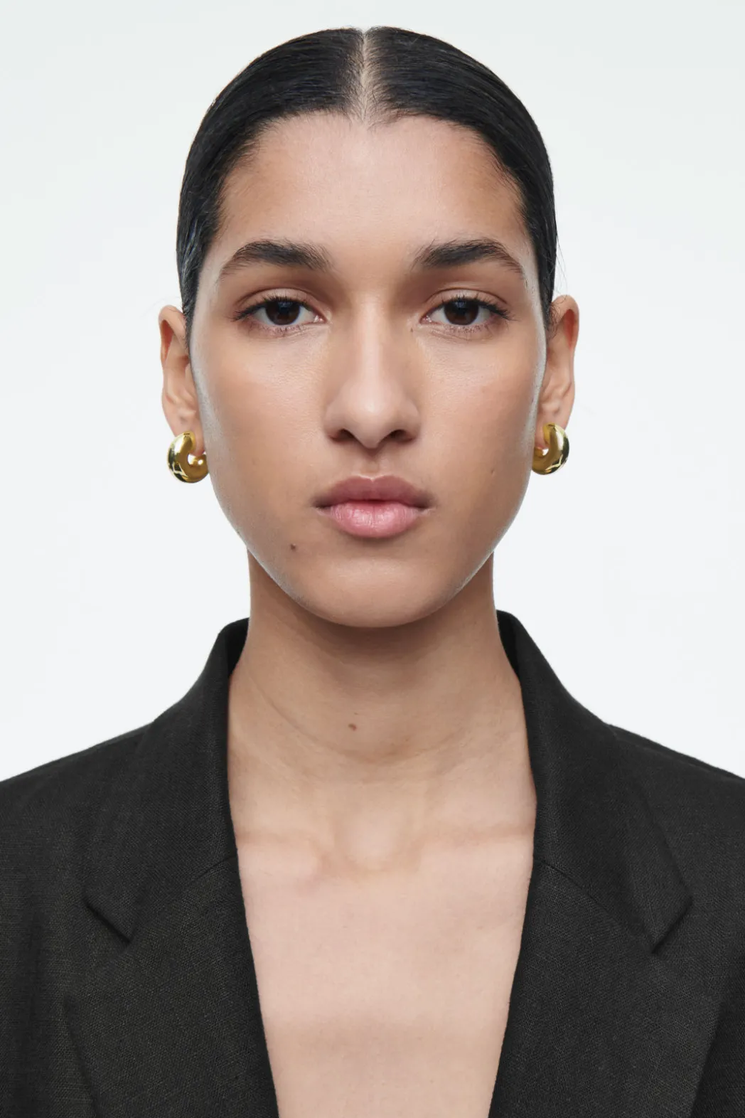 Outlet COS CHUNKY HOOP EARRINGS GOLD