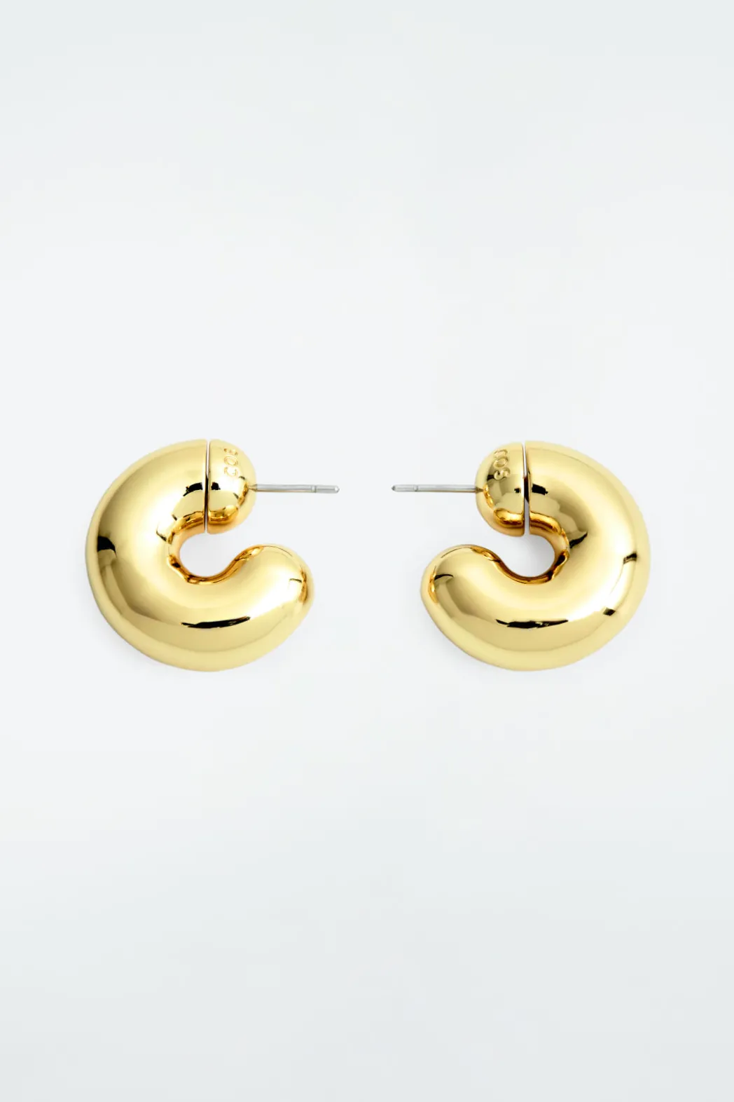 Outlet COS CHUNKY HOOP EARRINGS GOLD