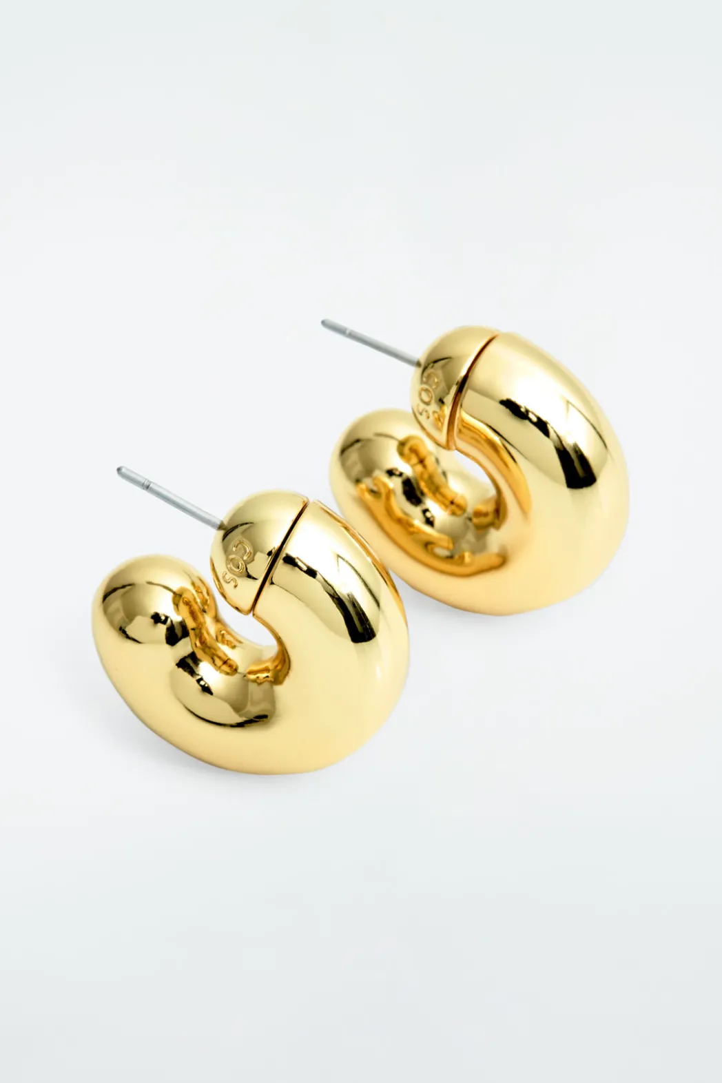 Outlet COS CHUNKY HOOP EARRINGS GOLD