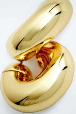 Outlet COS CHUNKY HOOP EARRINGS GOLD