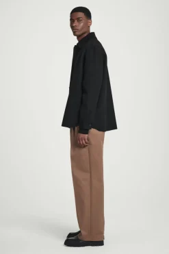Sale COS CHUNKY LEATHER LOAFERS BLACK