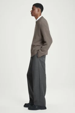 Best COS CHUNKY PURE CASHMERE SWEATER BEIGE