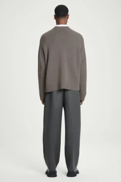 Best COS CHUNKY PURE CASHMERE SWEATER BEIGE