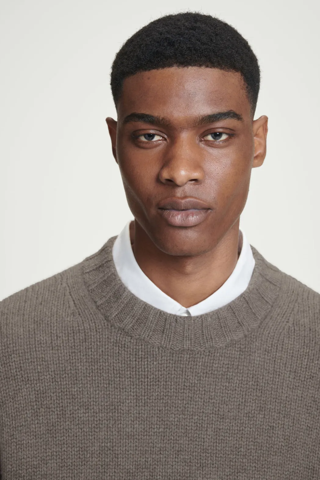Best COS CHUNKY PURE CASHMERE SWEATER BEIGE