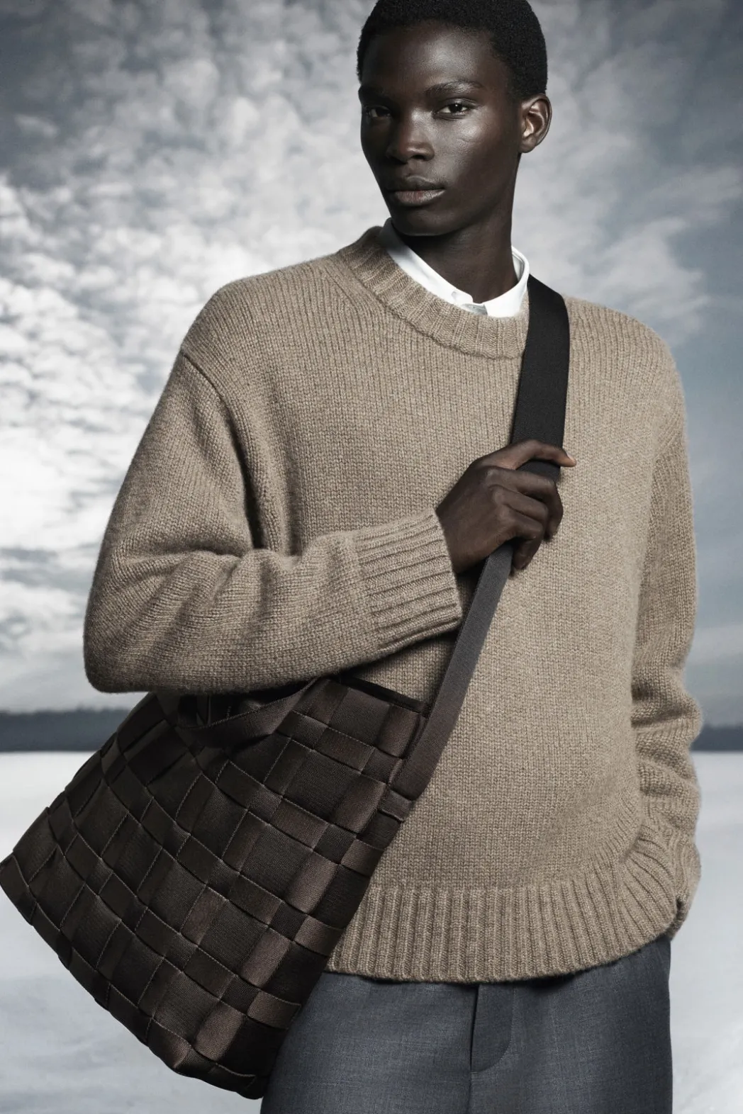 Best COS CHUNKY PURE CASHMERE SWEATER BEIGE