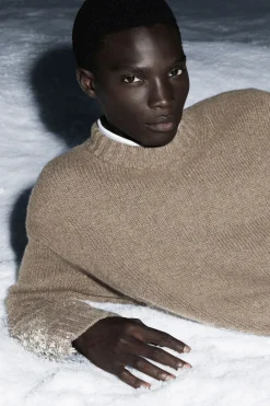Best COS CHUNKY PURE CASHMERE SWEATER BEIGE