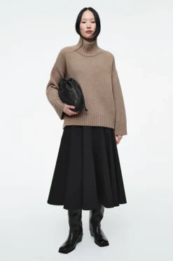 Sale COS CHUNKY PURE CASHMERE TURTLENECK SWEATER UNDYED