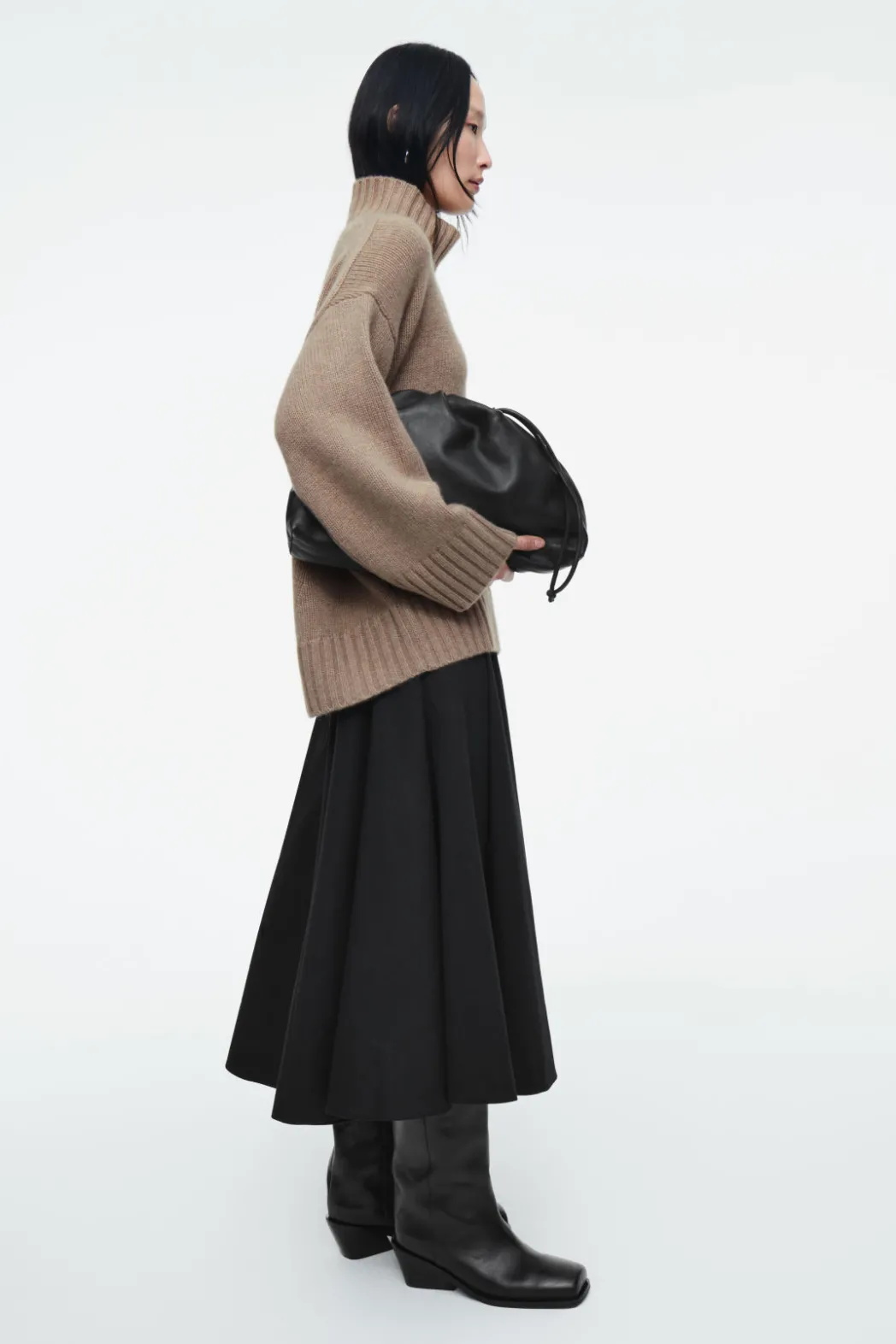 Sale COS CHUNKY PURE CASHMERE TURTLENECK SWEATER UNDYED