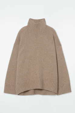 Sale COS CHUNKY PURE CASHMERE TURTLENECK SWEATER UNDYED