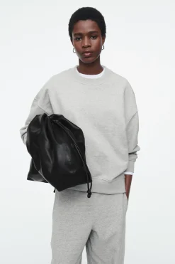 COS CLASSIC CREW-NECK SWEATSHIRT GRAY
