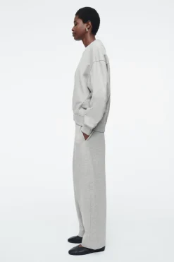 COS CLASSIC CREW-NECK SWEATSHIRT GRAY