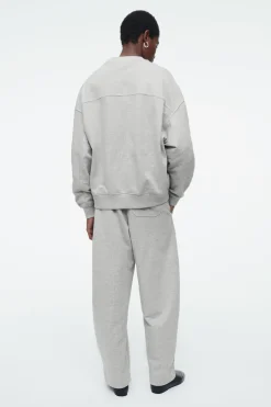 COS CLASSIC CREW-NECK SWEATSHIRT GRAY