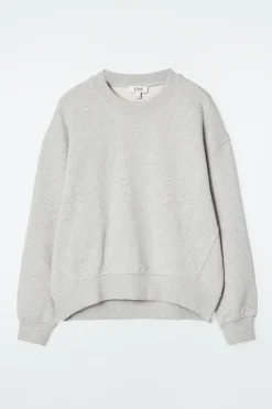 COS CLASSIC CREW-NECK SWEATSHIRT GRAY