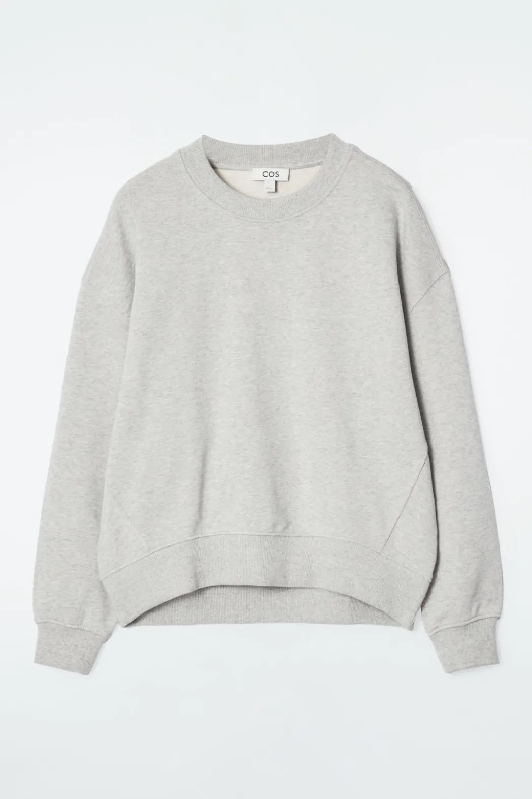 COS CLASSIC CREW-NECK SWEATSHIRT GRAY