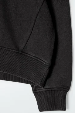 COS CLASSIC CREW-NECK SWEATSHIRT BLACK
