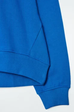 Outlet COS CLASSIC CREW-NECK SWEATSHIRT COBALT BLUE