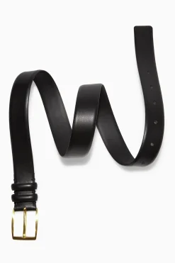 COS CLASSIC LEATHER BELT BLACK