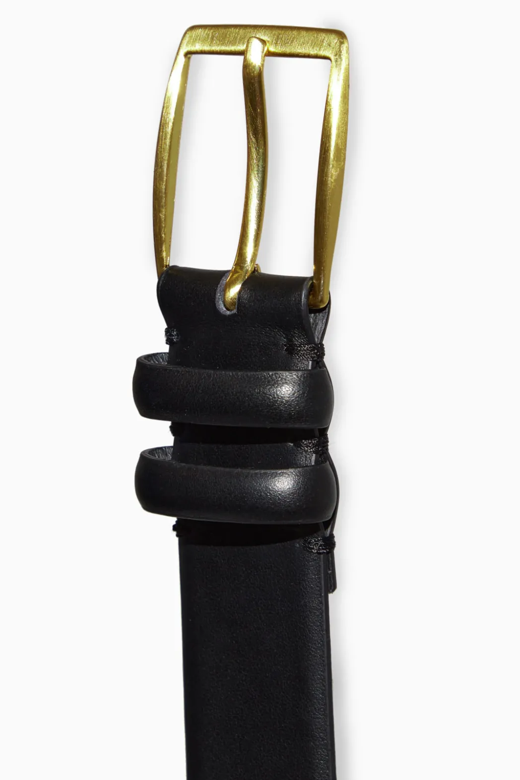 COS CLASSIC LEATHER BELT BLACK