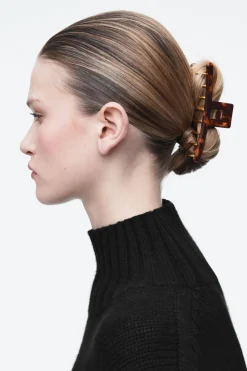 Outlet COS CLAW HAIR CLIP TORTOISESHELL
