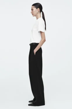 Sale COS CLEAN CUT REGULAR T-SHIRT White