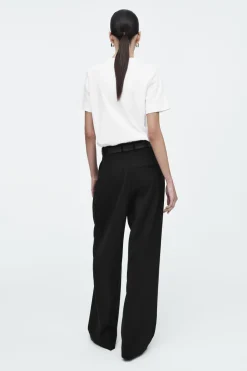 Sale COS CLEAN CUT REGULAR T-SHIRT White