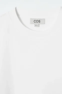 Sale COS CLEAN CUT REGULAR T-SHIRT White