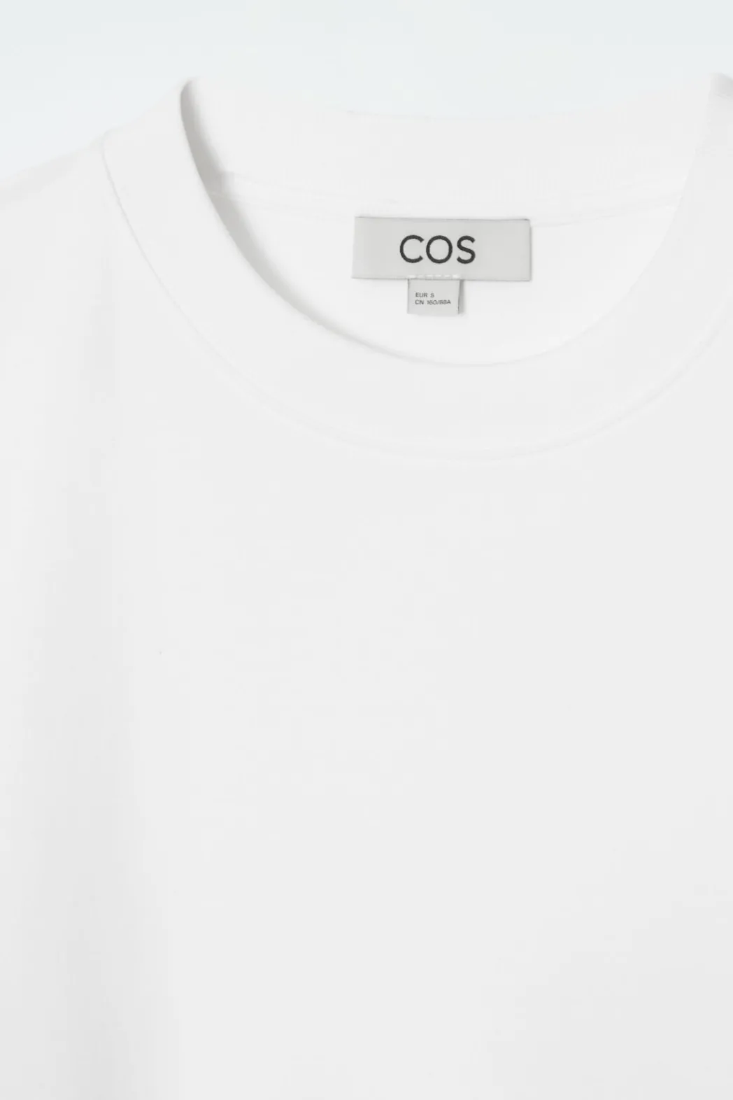 Sale COS CLEAN CUT REGULAR T-SHIRT White