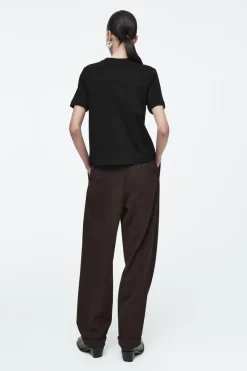 COS CLEAN CUT REGULAR T-SHIRT black