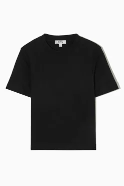 COS CLEAN CUT REGULAR T-SHIRT black