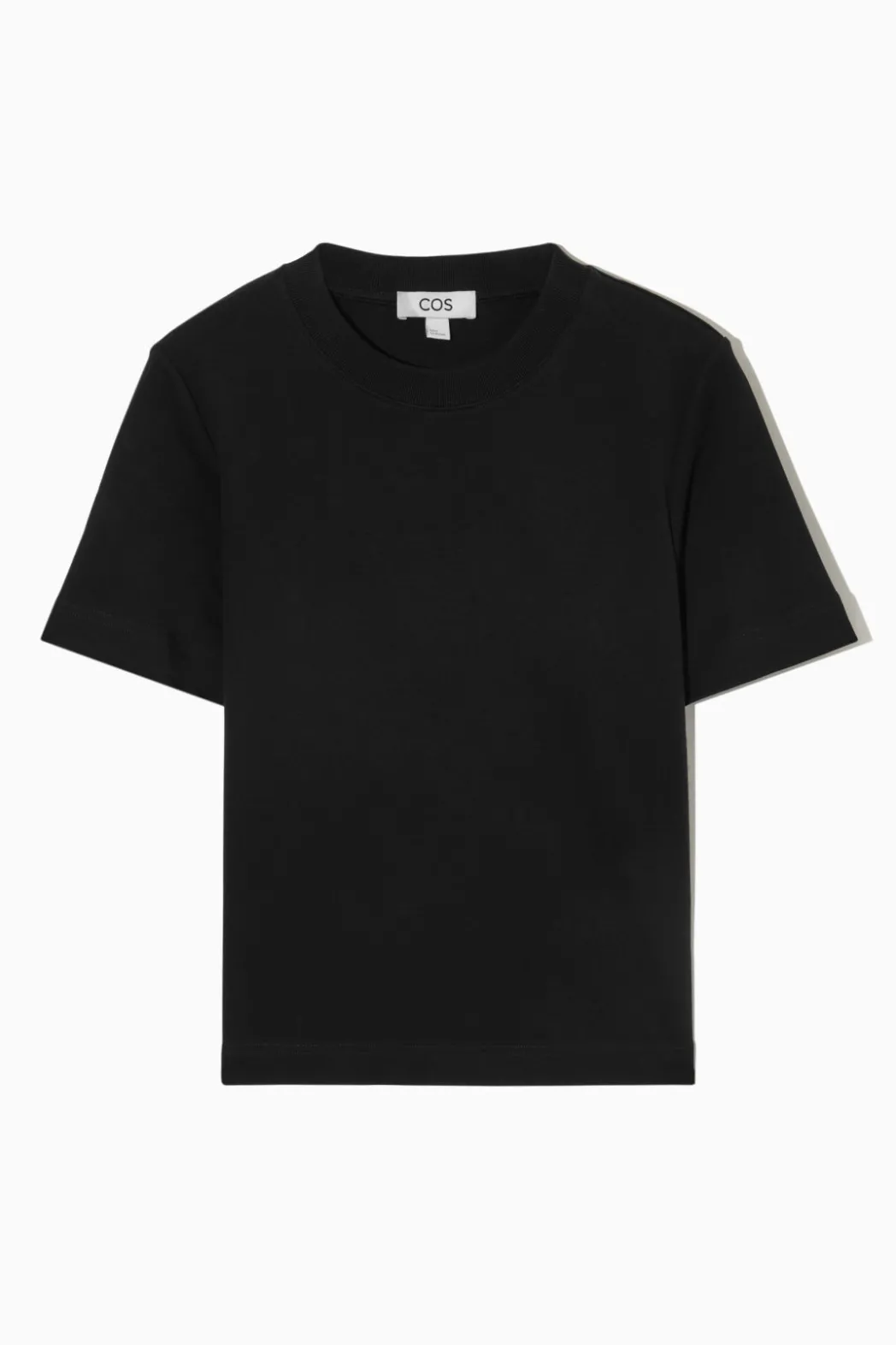 COS CLEAN CUT REGULAR T-SHIRT black