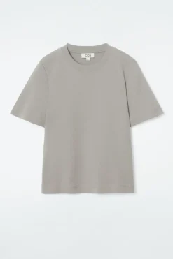 Discount COS CLEAN CUT REGULAR T-SHIRT KHAKI