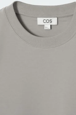 Discount COS CLEAN CUT REGULAR T-SHIRT KHAKI
